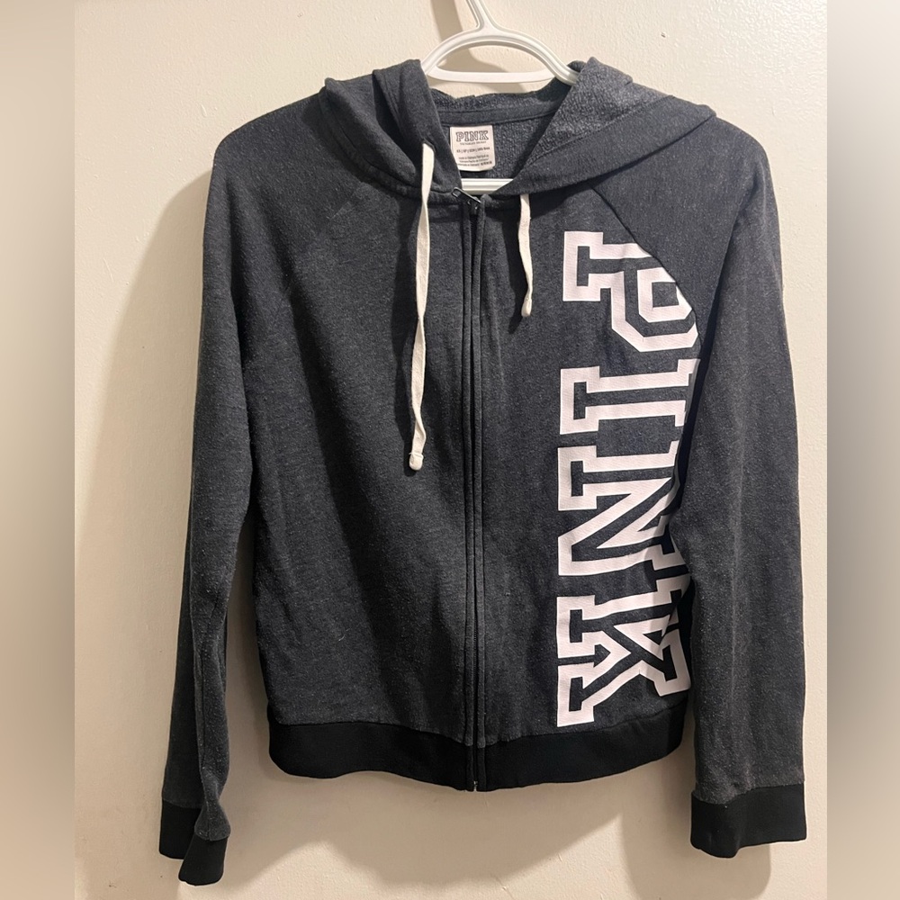 PINK Victoria's Secret Charcoal Hoodie